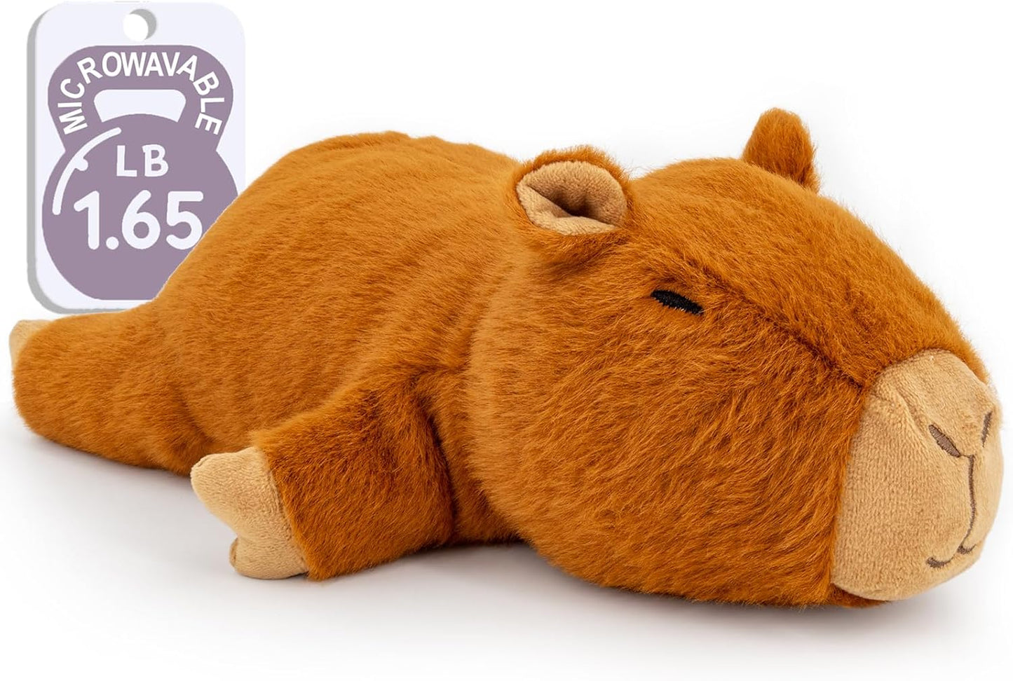 Marysun Microwavable Highland Cow Stuffed Animal - Weighted Stuffed Animal Plush, Heating Pad, Cozy Gift for Girls|Women|Kids|Elderly People