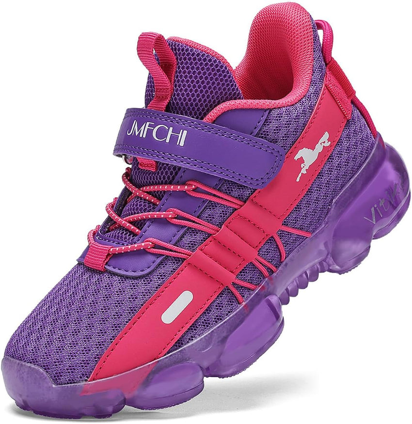 JMFCHI Boys Girls Kids' Sneakers Knitted Mesh Sports Shoes Breathable Lightweight Running Shoes for Kids Fashion Athletic Casual Shoes