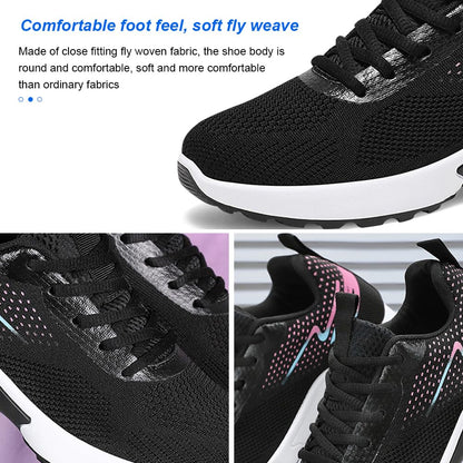 Padgene Womens Sneakers Air Cushion Running Shoes Lightweight Tennis Walking Shoes Mesh Breathable Gym Work Fashion Sneakers Athletic Comfortable CasualPadgene Womens Sneakers Air Cushion Running Shoes Lightweight Tennis Walking…size8