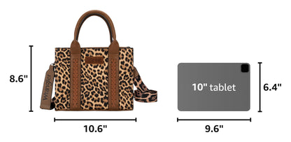 Wrangler Tote Bag for Women Designer Satchel Handbags Top-handle Purses with Strap