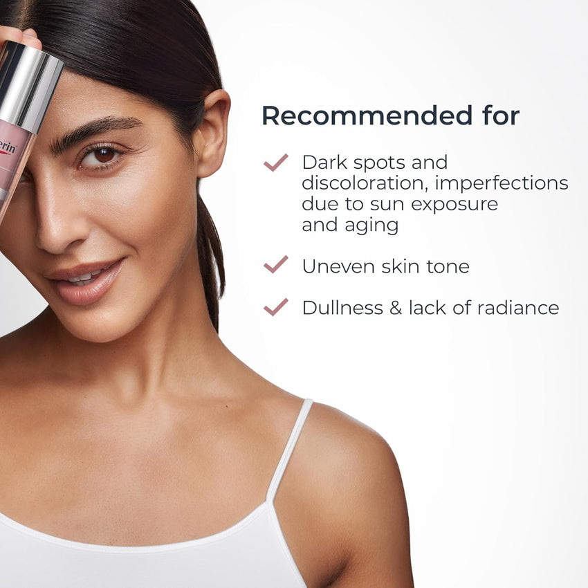 Eucerin Radiant Tone Dual Serum Dark Spot Corrector, Dark Spot Serum with Thiamidol and Hyaluronic Acid, Helps Visibly Reduce the Look of Persistent Dark Spots, 1 Fl Oz Bottle