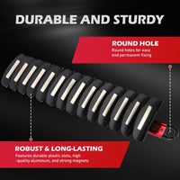 2-Pack Magnetic Wrench Organizer, 32-Slot Premium Wrench Rack Holder Tool Trays for Toolboxes Drawer Storage, SAE (1/4" - 1-1/16") & Metric (6mm - 24mm)