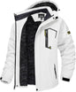 7DAY'S Men's Winter Skiing Jackets Water Resistant Fleece Coats Insulated Thermal Snowboard Jacket Parka Raincoat with Hood