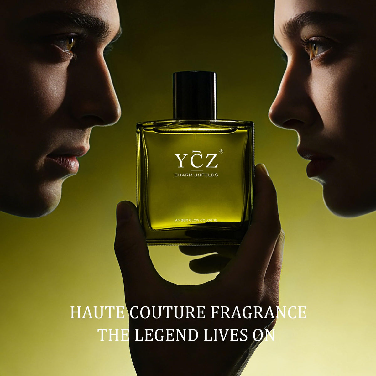 Ycz Midnight Marine Eau de Parfum for Men, 1.7 Fl Oz (50 mL), Long-Lasting Cologne, Fresh Marine & Woody Fragrance with Grapefruit, Ginger and Cedar Notes for Daily Wear, Date Night and Gifts