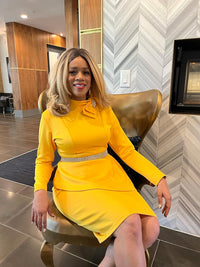 Women's Peplum Bodycon Long Sleeve Wear to Work Dresses Bow Party Club Ruffle Formal Cocktail Pencil Dress