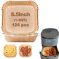 Rectangle Air Fryer Liners for 6 Quart Dual Basket, Ninja double Dual Liners Disposable, 200Pcs Rectangular Parchment Paper Liner for COSORI 9Qt Double Air Fryer with 2 Baskets