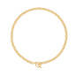 Aobei Pearl 18K Gold Plated Paperclip Chain Choker Satellite Chain Freshwater Cultured Biwa Pearl Pendant Necklace Dainty Turquoise Jewelry for Women