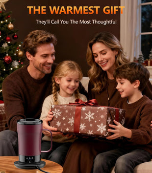 Self-Heating Coffee Mug, 14oz Heated Coffee Mug - Rechargeable Temperature Control Coffee Mug Keep Coffee Hot, Smart Mug Great Gift for Coffee Lovers & Slow Sippers