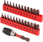Premium 25-Piece Allen Key Drill Bit Set - Durable Allen Wrench Bits with Strong Magnetic Tips, SAE & Metric Hex Keys