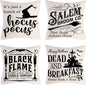 PSDWETS Christmas Pillow Covers 18x18 Set of 4 Christmas Decorations Snowman Deer Tree Winter Holiday Decor Throw Cushion Case for Home Couch