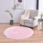 duduta Navy Blue Faux Sheepskin Throw Rug 2x3 ft, Fluffy Shag Fur Chair Cover Small Bedside Dorm Rug Non Slip Machine Washable