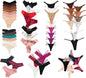 Women's Underwear Variety Pack Panties, Kinds of T-Back G-String Thongs, Lacy Briefs Hipsters Bikinis Undies Assorted