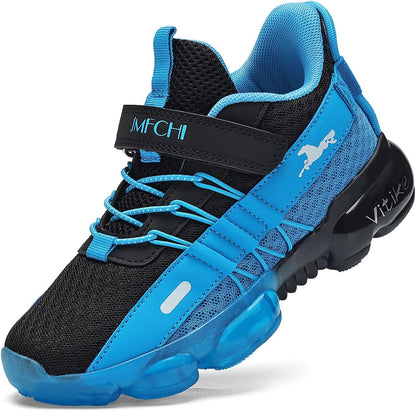JMFCHI Boys Girls Kids' Sneakers Knitted Mesh Sports Shoes Breathable Lightweight Running Shoes for Kids Fashion Athletic Casual Shoes