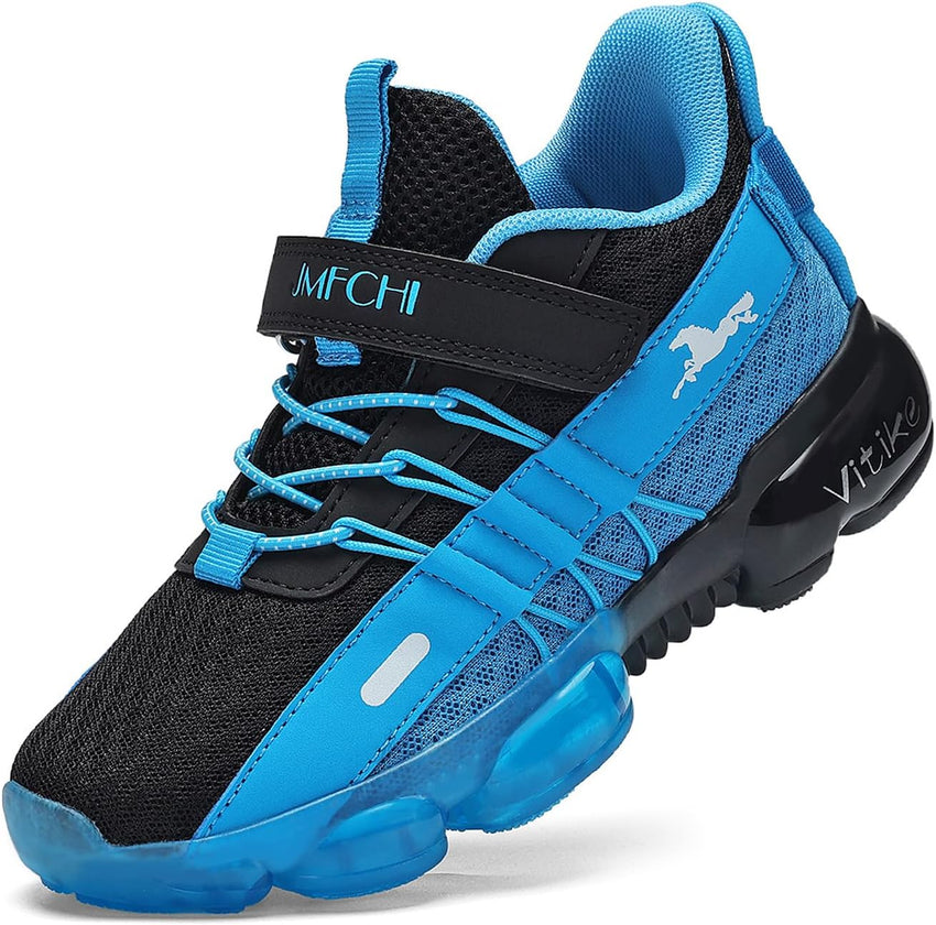 JMFCHI Boys Girls Kids' Sneakers Knitted Mesh Sports Shoes Breathable Lightweight Running Shoes for Kids Fashion Athletic Casual Shoes
