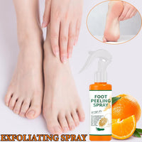 1PCS Foot Peeling Spray Orange Oil,Exfoliating Foot Spray for Remove Dead Skin,Hydrating Foot Care Spray,Peel Off Spray for Calluses & Dry Toe Cracked Rough,Quickly Moisturizing & Nourishing Feet