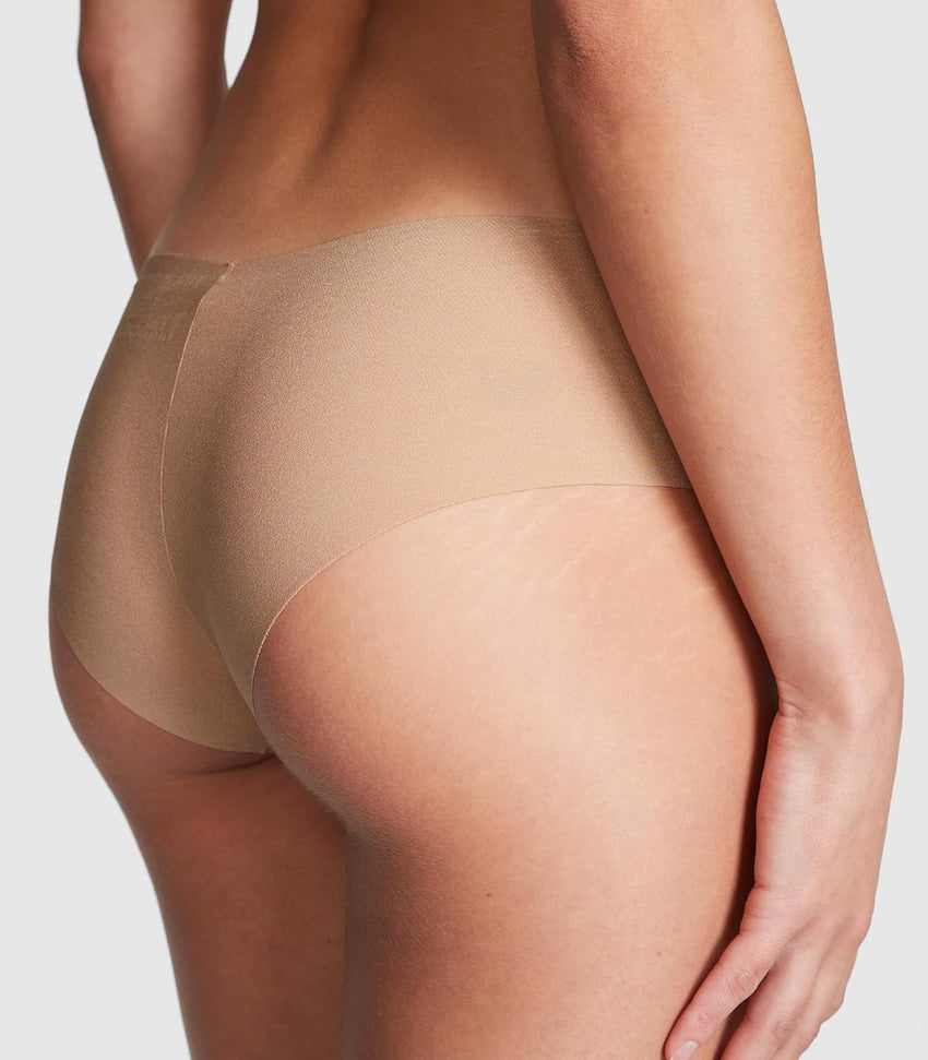 Victoria's Secret PINK Women's No Show Cheekster Underwear, Panties for Women, Spring Basic, (M)