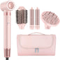 5 in 1 Hot Air Styler Wrap – High-Speed Hair Dryer Brush with Auto Wrap Curlers, Fast Drying & Frizz-Free Styling, No Heat Damage, Volumizing Brush with Travel Bag