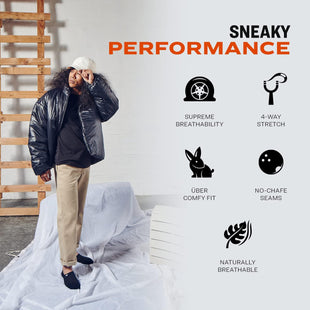 Pair of Thieves Men’s No Show Liner Socks, 4 Pack, Low-Cut Invisible Socks with Silicone Gripper, AMZ Exclusive