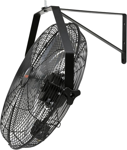 VEVOR Wall Mount Fan, 2 PCS 18 inch Waterproof, 3-speed High Velocity Max. 4000 CFM Industrial Wall Fan for Indoor, Commercial, Residential, Warehouse, Greenhouse, Workshop, Basement, Garage,Black