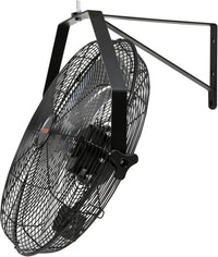 VEVOR 18 inch Wall Mount Fan Waterproof 2 Packs, 3 speed High Velocity 4000 CFM Industrial Wall Fan for Indoor, Commercial, Residential, Warehouse, Greenhouse, Workshop, Basement, Garage,Black