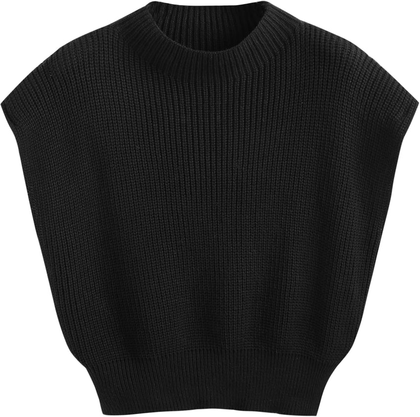 CIDER Women's Casual Sleeveless Knit Vest Sweater Pullover Stylish and Comfortable Plus Size