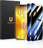 UNBREAKcable 4PCS Screen Protector for iPhone 15-2 Privacy Tempered Glass+2 Clear Glass Double Shatterproof [Easy Installation Frame] [9H Hardness] [Case Friendly] Anti-Scratch for iPhone 6.1 inch