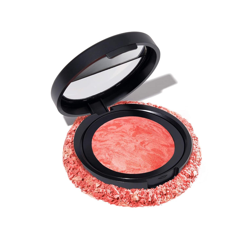 LAURA GELLER NEW YORK Baked Blush-n-Brighten Marbleized Blush for Cheeks - Pink Buttercream - Natural Finish - Buildable Color