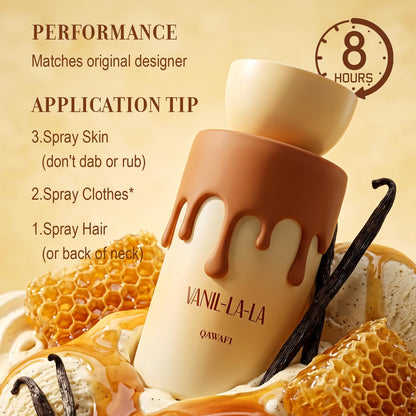 Voyage Vanille Eau de Parfum 1.7oz / 50ml Sweet Vanilla Gourmand Perfume for Women, Creamy Caramel & Milk Scent, Long Lasting Warm Cozy Fragrance, Vegan & Cruelty-Free
