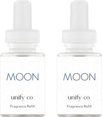 Pura & Unify Co. Home Scent Refill - Smart Air Diffuser - Up to 120-Hours of Luxury Fragrance per Refill - Home Essential - Clean & Safe Diffuser Fragrance - 2 Pack, Salt