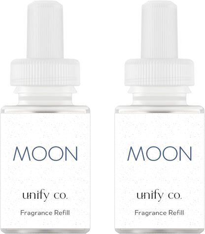 Pura & Unify Co. Home Scent Refill - Smart Air Diffuser - Up to 120-Hours of Luxury Fragrance per Refill - Home Essential - Clean & Safe Diffuser Fragrance - 2 Pack, Salt