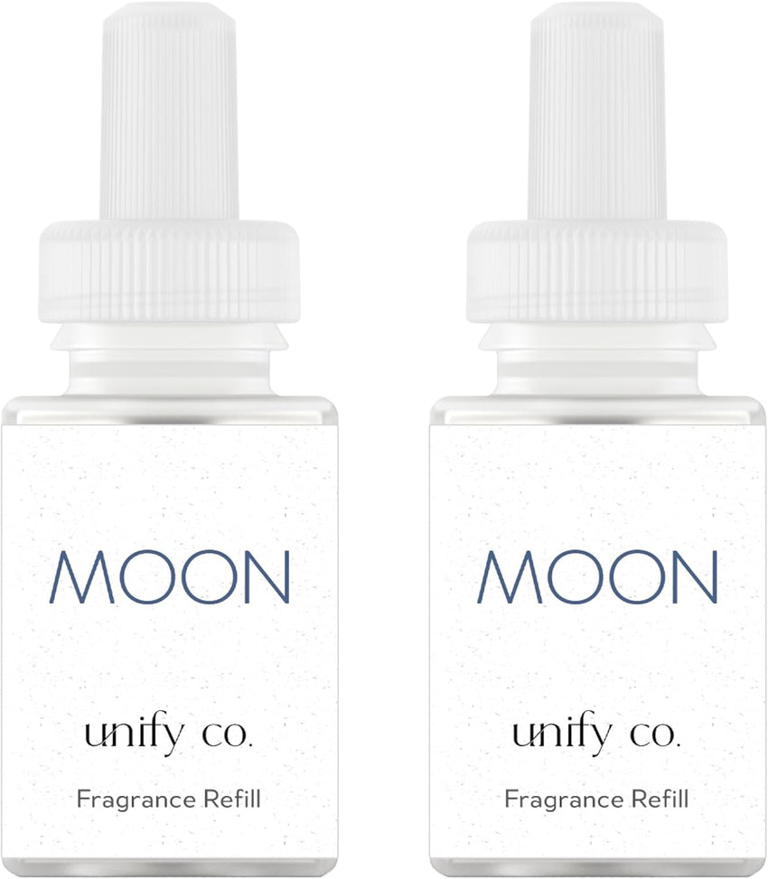 Pura & Unify Co. Home Scent Refill - Smart Air Diffuser - Up to 120-Hours of Luxury Fragrance per Refill - Home Essential - Clean & Safe Diffuser Fragrance - 2 Pack, Salt