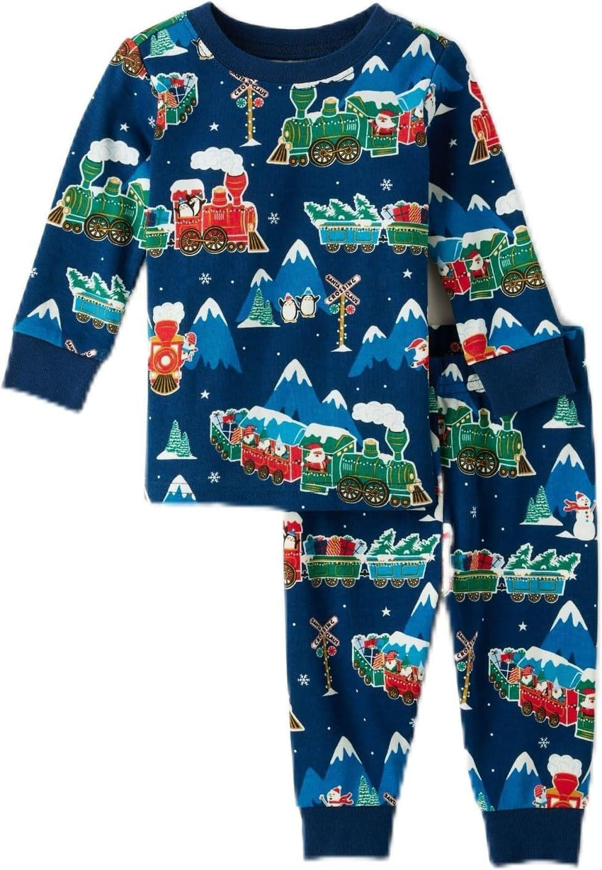 The Children's Place unisex-baby And Kids, Sibling Matching, Holiday Pajama Sets, Cotton