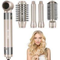 Dual Voltage 3 in 1 Hot Hair Styler – High-Speed Hair Dryer with Air Wrap for Women with Extra Long Barrel Air Styler, European Hair Tools Styling, Fast Drying and Quick Styling, Travel Case