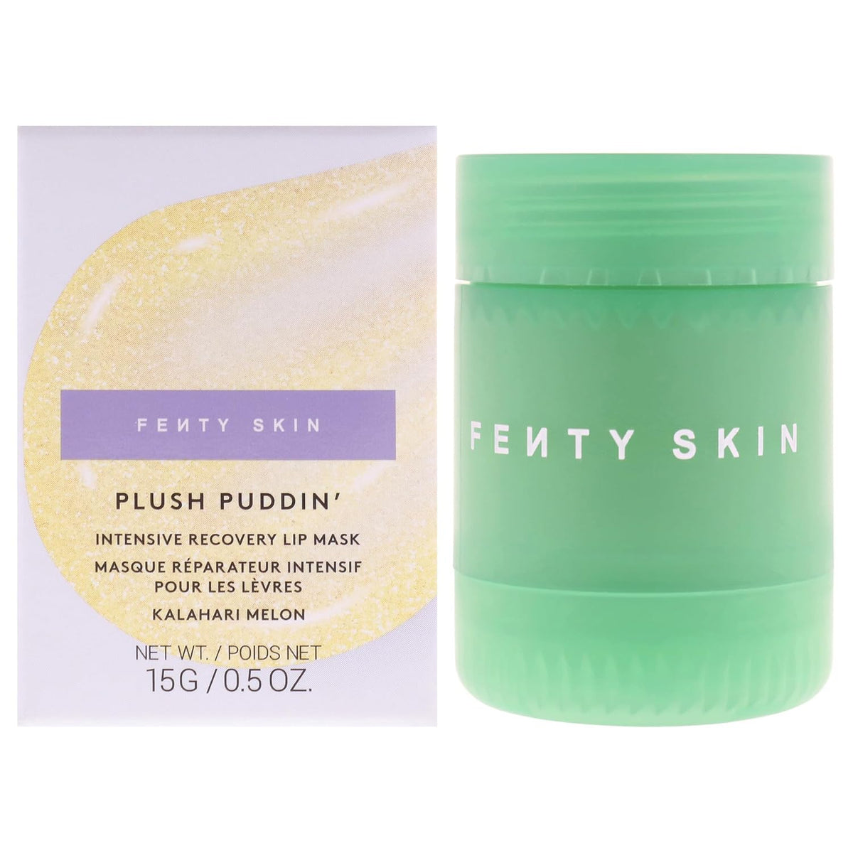 Plush Puddin Intensive Recovery Lip Mask - Kalahari Melon by Fenty Beauty for Women - 0.5 oz Lip Mask