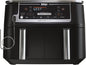 Ninja DZ550 Foodi 10 Quart 6-in-1 DualZone Smart XL Air Fryer with 2 Independent Baskets, Smart Cook Thermometer for Perfect Doneness, Match Cook & Smart Finish to Roast, Dehydrate & More, Grey
