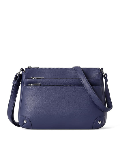 WESTBRONCO Crossbody Bags for Women, Medium Size Shoulder Handbags, Satchel Purse with Multi Zipper Pocket