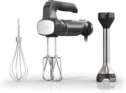 Ninja CI100C Foodi Power Mixer System Immersion Blender and HandMixer Combo, Black