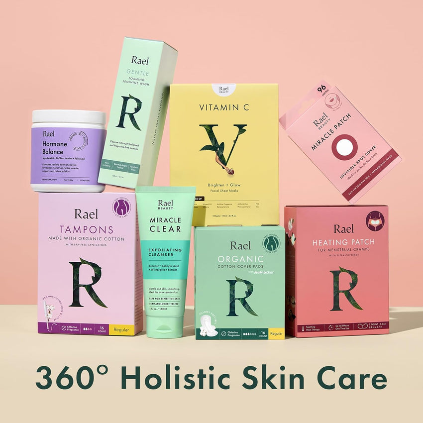 Rael Pimple Patches, Miracle Invisible Spot Cover - Hydrocolloid Acne Pimple Patch, Absorbs Zits & Blemish, Korean Skin Care, 2 Sizes (96 Count)