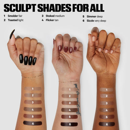 Milk Makeup Sculpt Stick – Cool-Toned Cream Contour Stick with Thyme Extract + Mango Butter – Hydrating, Buildable Formula Adds Depth + Dimension – Stoked (Medium), 0.19 oz