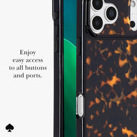 kate spade new york iPhone 17 Pro Max Case - Compatible with MagSafe - Designer Phone Case - Tortoise