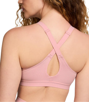 Victoria's Secret Women's VSX Lightweight Mesh Sports Bra, Medium Wireless Support, Chalk Rose, (36D)