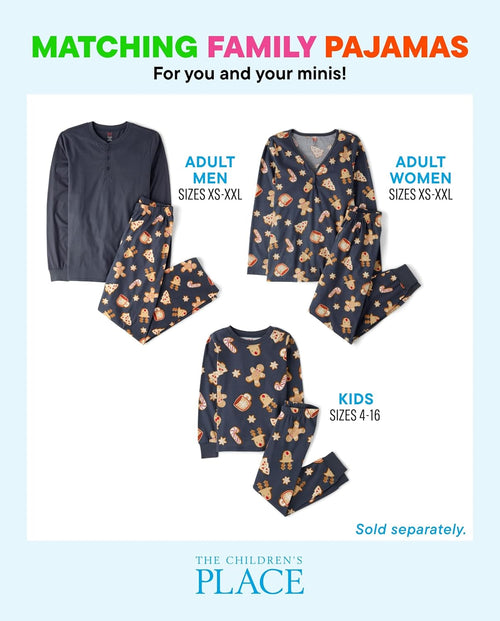 The Children's Place Family Matching, Christmas and Holiday Pajama Sets, Cotton