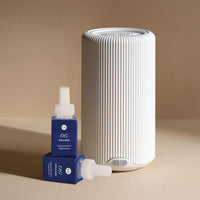 Capri Blue Pura Plus Smart Home Fragrance Diffuser Kit - Includes 1 Tabletop Pura Diffuser and 2 Volcano Pura Refills - Notes of Tropical Fruits & Sugared Citrus