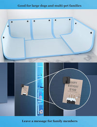 Dog Pee Pad Holder Potty Training Pad Magnetic Wall Holder for Leg-Lifting Dogs & Canine Urine Marking Strong Magnets No More Slipping Pee Pads Fit for Any Size of Puppy Pee Pads (Black)