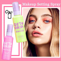 LZYLLS 2PCS Dewy and Matte Setting Spray,Long-lasting Makeup Setting Spray for 12 HR Wear,Hydrating Oil Control Face Makeup Mist Set,Waterproofing Facial Mist for Natural Finish, 2.03 Fl Oz