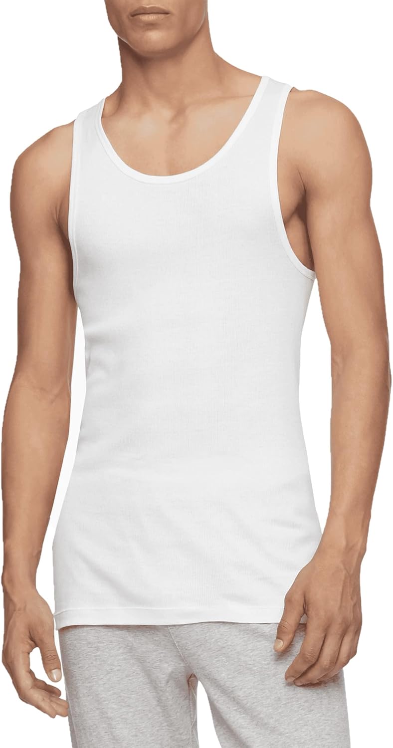 Calvin Klein Men's Cotton Classics 3-Pack Tanks