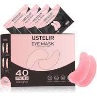 Under Eye Patches, 40 Pairs Eye Mask for Dark Circles, Puffy Eyes, Undereye Bags,Wrinkles,Eye Mask Patches with 24K Gold, Hyaluronic Acid,Rose & Aloe Vera, Eye Treatment Skin Care for Men & Women Gift