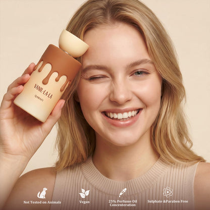 Voyage Vanille Eau de Parfum 1.7oz / 50ml Sweet Vanilla Gourmand Perfume for Women, Creamy Caramel & Milk Scent, Long Lasting Warm Cozy Fragrance, Vegan & Cruelty-Free