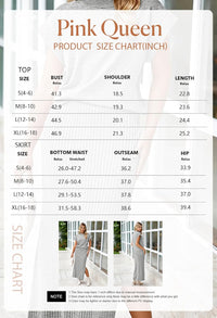 Pink Queen Women's 2 Piece Sweater Outfits Set Summer Cap Sleeve Tops Bodycon Maxi Long Skirt Knit Dresses