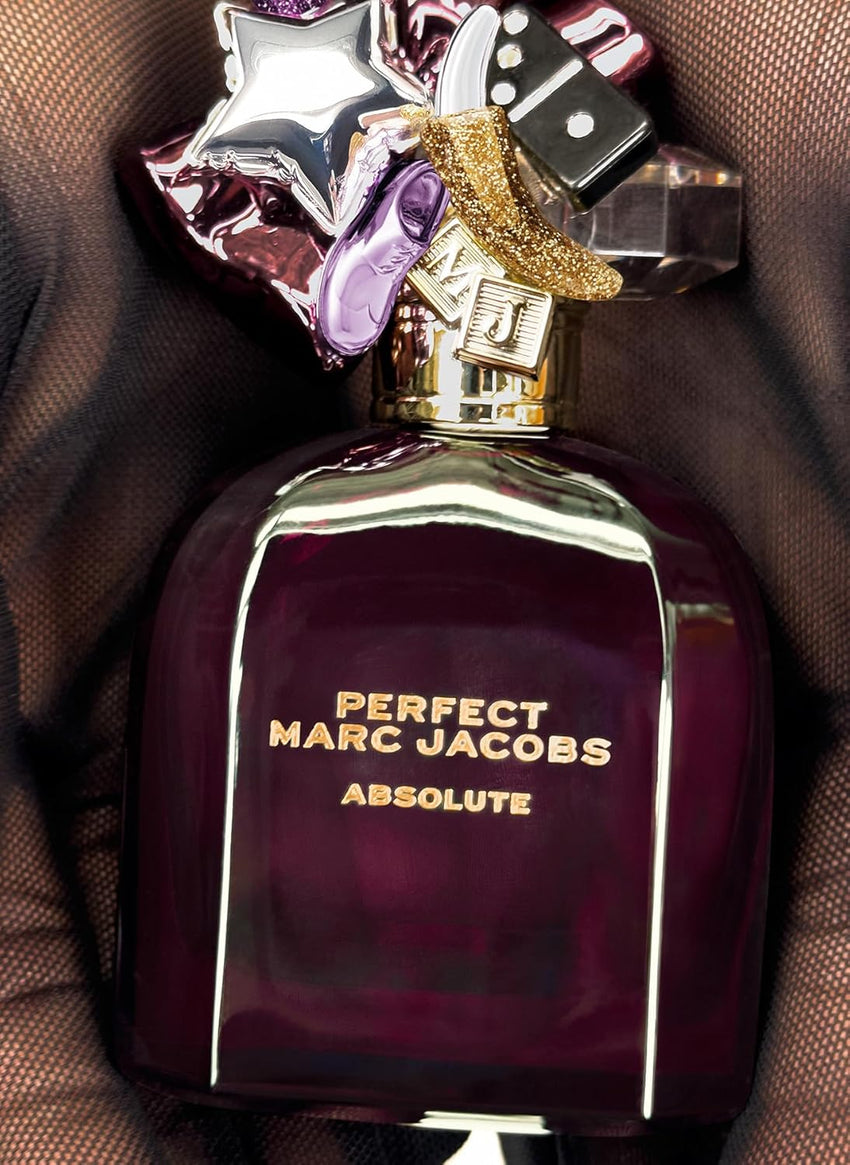 Marc Jacobs Perfect Absolute Eau de Parfum – Ambery Women's Perfume – With Notes Caramelized Fig Accord, Jasmine Absolu & Rich Amber Accord